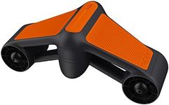 G GENEINNO Underwater Scooter with 2-Speed and Action Camera Mount for Water Sea Sports Swimming Pool & Diving Surfboard Snorkeling(S1 Scooter,Orange)