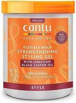 Cantu Shea Butter Maximum Hold Strengthening Styling Gel with Jamaican Black Castor Oil 524 g