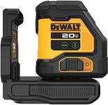 DEWALT 20V MAX, Laser Level, Cross Line Laser, Green, Bare Tool Only (DCLE34021B)