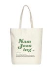 THE UMBRELLA STORE Tote bag, Cotton tote bag with pocket inside (Namjooning)