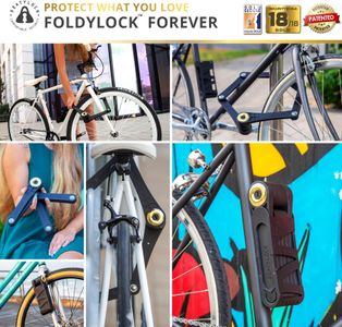 FoldyLock Forever Folding Bike Lock – 90cm Hardened Steel