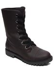 Roxy (ROY11) Women's Vance-Lace-up Leather Boots Slouch, Black Blk, 5 UK