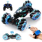 Deejoy Rc car, Remote Control Cars for Kids,rc Drift car, Remote Control Gesture Sensor Toy Cars, Double Sided Rotating Off Road Vehicle 360° Flips, Creative Gifts for Toys for Boys 8-10 Kids car