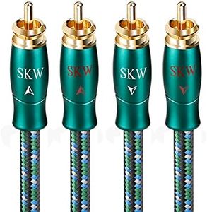 SKW Entry Level HC Series 2RCA to 2RCA Audio Interconnect Cable 3.2ft/1M