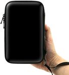 ADVcer 3DS Case, EVA Waterproof Hard Shield Protective Carrying Case with Detachable Hand Wrist Strap Compatible with Nintendo New 3DS XL, New 3DS, 3DS XL, 3DS, 3DS LL or 2DS XL or DSi, DS Lite, Black