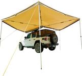 JOYTUTUS 270 Awning - 125 SQ. FT Freestanding All-Weather Side Canopy, Vehicle Awning UV50+, Waterproof PU10000mm, Adjustable for SUV/Truck/Van, Wind Resistant
