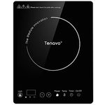 Tenavo 1800W Portable Induction Cooktop, Induction Hot Plate, Induction Burner with Sensor Touch, Single Induction Cooktop, 10 Power and Temperature Levels