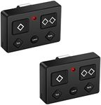 AXP1/AXS1 Premium Remote Controls Transmitter 5-Buttons with Partymode Feature for Automatic Gate Openers(2Pack) 3-Years-Warranty