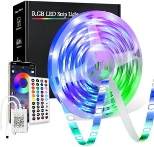 PSTAR Striscia LED 20 Metri, Luci Led per Camera da Letto, Strisce Led RGB con APP Bluetooth e Telecomando, Sincronizzazione Musicale,App Controllato, per Casa, Decorazioni, Cucina, Bar, Festa