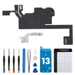 DGSCSMY for iPhone 13 Ear Speaker Flex Cable Replacement Earpiece OEM Earspeaker Connector Repair Proximity Light Sensor Module Mic with Fix Tools Kit for iPhone13 A2631 A2633 A2634 A2635 A2482