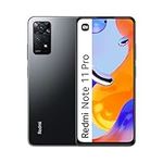 Xiaomi Redmi Note 11 Pro - Smartphone 6+128GB, 6.67” 120Hz FHD+ AMOLED DotDisplay, MediaTek Helio G86, 108MP+8MP+2MP+2MP AI quad Camera, 5000mAh, Graphite Gray (UK Version + 2 Years Warranty)