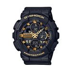 Casio G-Shock GMA-S140M-1ADR Black Analog-Digital Dial Black Resin Strap Women's Watch Shock and 200M Water Resistant G1060