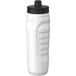 Under Armour Squeeze Water Bottles, 32 oz Water Bottles, Sideline Sports Water Bottle with Quick-Shot Lid, Quick & Easy Hydration, Gym Water Bottles, Squeeze Bottle, 1 32oz Bottle