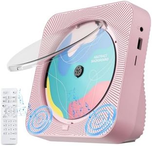 Portable Bluetooth CD Player with HiFi Speakers