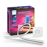 Philips Hue Play Gradient PC Lightstrip Starter Kit Including Hue Bridge [for 32-34 Inch Screens] LED Smart Lighting. Sync for Entertainment, Gaming and Media.