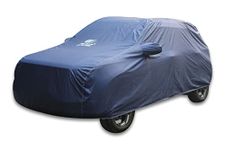 Auto Oprema (Award Winner at INDIA'S Rising Star 2024)® Trend Water and Heat Resistant Car Body Cover (Blue Plain) Compatible with Renault Triber Car Bumper to Bumper Accurately.