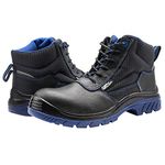 Bellota 7230743S3 - Men's and Women's Safety Boots (Size 43) in Water-repellent Leather, Padded and Extra Wide