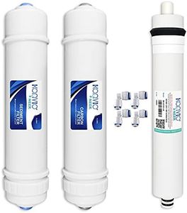 Konvio Neer 80 GPD RO Membrane, Carbon Sediment Filter for Water Purifiers, RO Inline Cartridge(White)