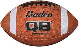 Baden Composite Football | Cushioned Cover for Durability | SureGrip Graphics for Consistent Grip | Ideal for Backyard Play and Flag Football