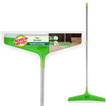 Scotch-Brite Plastic Floor Squeegee Wiper -with telescopic handle (Green/Silver)