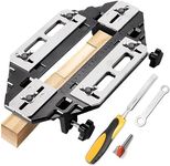 Adoles Aluminum Door Hinge Jig,Woodworking Door Hinge Template,Slotting Locator,Suitable for Door Lock Jig and Router Jig,Helps You Install Quickly