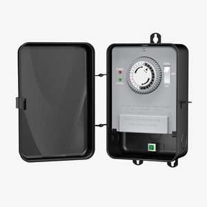 BN-LINK Pool Timer, Outdoor Mechanical Timer Switch for Water Heater, Pool Pump, Metal Casing, Heavy Duty 40A 120-277 VAC 2HP