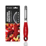 Microplane Professional Serrated Swivel Peeler for Tomato and Kiwi, for Right and Left Hand Use