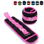 Ankle Weights for Women, Men and Kids - 3 LBS 1 Pair Strength Training Wrist/Leg/Arm Weight with Adjustable Strap for Jogging, Gymnastics, Aerobics, Physical Therapy (Purple)