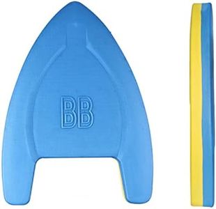 Swimming Kickboard，Kids Adults Swimming Learning Trainer Pool Training EVA Aid Float Board (Blue & Yellow)