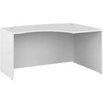 Bush Business Furniture Studio C Right Hand L-Bow Desk Shell, 60W x 43D, White