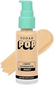 SUGAR POP Liquid Foundation - 04 Peanut - 30 ml | Water Resistant | Lasts Upto 10 Hrs | Super Matte | Full Coverage