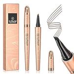 HOUSN Eyebrow Pencil, Eyebrow Pen with Fork Tip, Eyebrow Pencil Light Coffee,Waterproof Eyebrow Pencils, Easily Create Natural Eyebrows(01#Light Coffee)