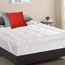 MightySoft's Mattress Topper Kingsize Bed 10cm, Extra Deep Quilted Microfiber Topper for Cloudlike Comfort with Extra Warmth & Breathable Support, Fluffy Design & Secure Elastic Straps for best Sleep