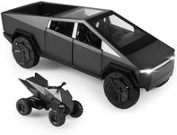 Toy Trucks 1/24 Diecast Cars Cybertruck Darkgray Metal Toy Cars Cybertruck Model Lovers Collection