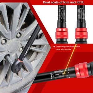 ATsafepro 1/2" Torque Wrench Set – Precision Adjustable Tool Kit