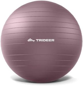 Trideer Yoga Ball for Pregnancy Office Ball Chair– Exercise Ball for Birthing, Labor, Stretching & Core Workout – Anti-Burst, Slip-Resistant for Home Gym, Flexible Seating & Physical Therapy