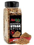 PureSpice Montreal Steak Spice 600 Grams | Restaurant Grade, Vegan, Kosher Powder Seasoning | Premium Flavor for Cooking, Meat, Steak Rub and Sauce (Montreal Steak Spice)