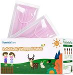 TomrickCare Pink Kids Disposable Fa