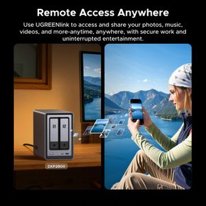 UGREEN NASync 2-Bay NAS Storage Enclosure – DXP2800
