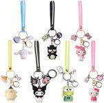 7 Pcs Lovely Anime Keychain Set Cut