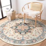 RELEANY 6ft Round Rug, Area Rugs 6f