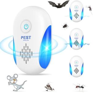 Upgraded Ultrasonic Pest Repeller, BOYUNSHI Electronic Mouse Repellent Plug in Indoor Pest Control, Effective Against for Mice, Rats, Mosquitoes, Cockroach, Moths, Ants, Rodent, Spider(2 Packs)