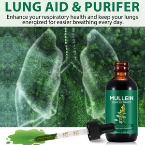 Mullein Drops Lung Cleanse Supplement – 2-Pack Respiratory Support