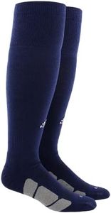 adidas Unisex Icon Baseball/Softball (1-Pair) Over the Calf (OTC), Team Navy Blue/Light Onix Grey/White, Medium