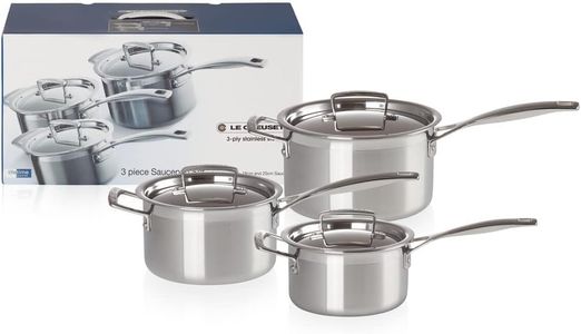 Le Creuset 3-Ply Saucepan 20cm – Stainless Steel Cookware