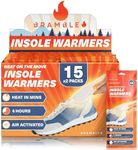 Bramble Insole Foot Warmers - Heated Insoles - Odourless Air-Activated Warmers - Up to 10 Hours of Heat - 15 Pair (30 Warmers)