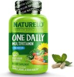 NATURELO One Daily Multivitamin for Men (50+) - with Natural Food-Based Vitamins, Minerals, Fruit & Veg Extracts - Optimally Formulated for Men Over 50-60 Vegan Capsules | 2 Month Supply