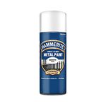 Hammerite Spray Paint for Metal. Direct to Rust Exterior White Metal Paint, Smooth Finish. Corrosion Resistant White Gloss Paint and Rust Remover, 8 Year Protection - 400ml Aerosol 0.5 SqM Coverage​