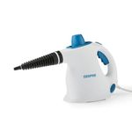 GEEPAS Handheld Steam Cleaner Multipurpose, 1050W Motor - 9 Accessories, Child Lock - 0.4L Capacity, 180° Nozzle, 25-30g/min Steam - 110℃ Steam, Kills 99.9% Bacteria - Home, Furniture, Bathroom