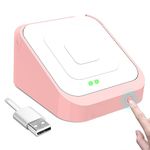 Dock Compatible with Square Reader 2nd Generation, Square Card Reader Stand Holder, Anti-Sleep Button, One Click to Turn On, Pink.